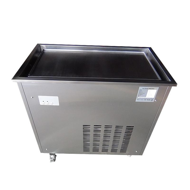 WF1120-FK Máquina de helados fritos - Bandeja rectangular simple 1050 Mármol artificial